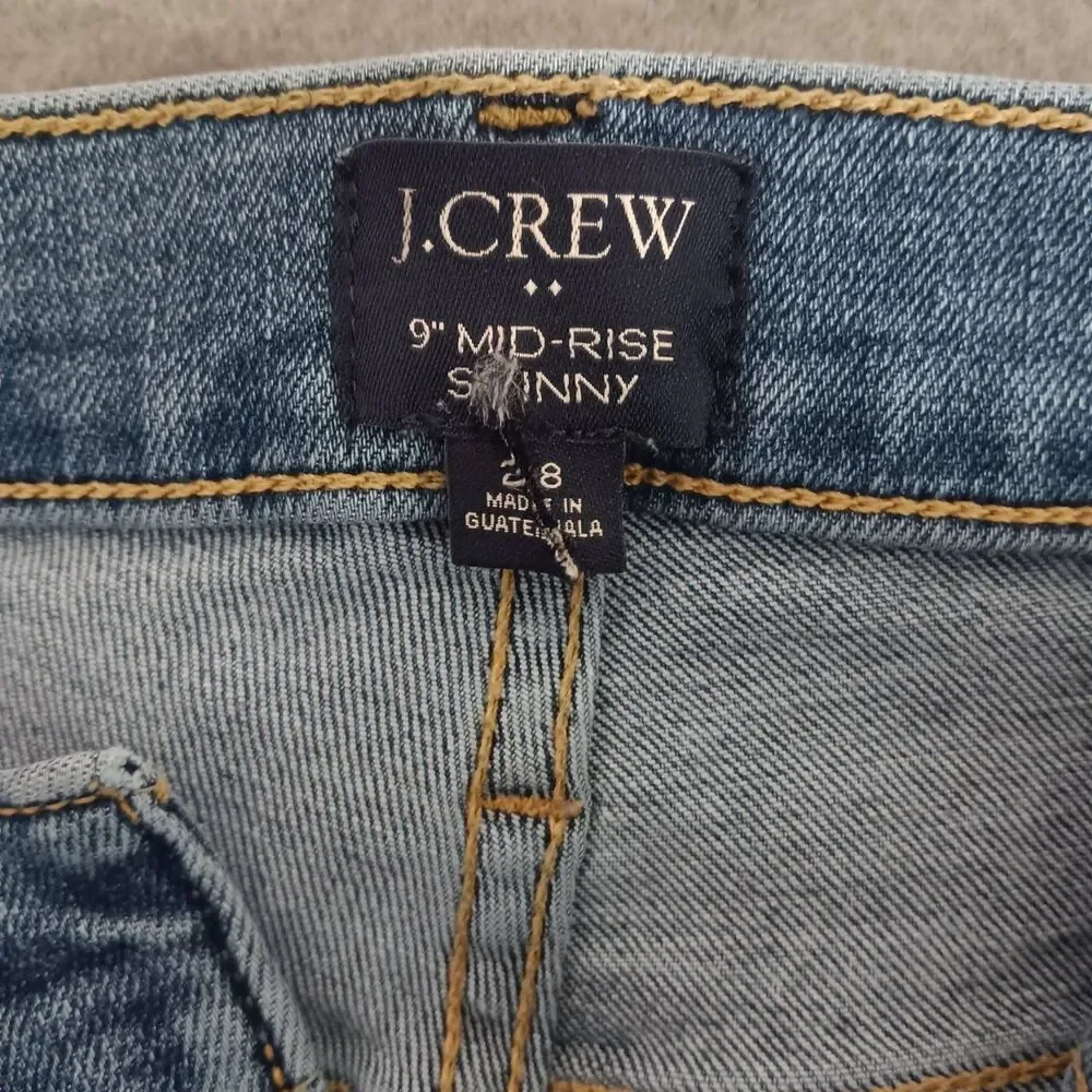 J Crew Womens 28 Jeans Medium Wash 9